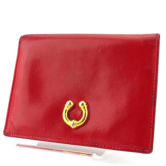 Gucci Handbags - GUCCI two-fold wallet Horseshoe leather Auth used T17372